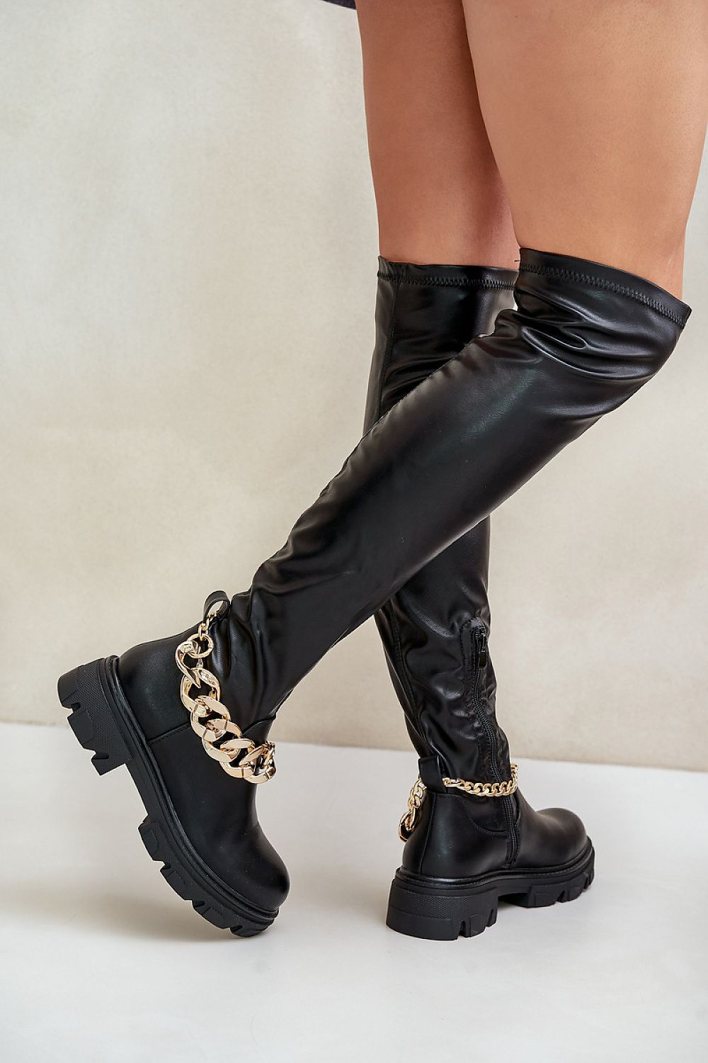 Thigh-Hight Boots Step in style